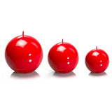 Red Ball Candle - Large