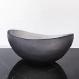 Large Almond Bowl - Solid Smoke