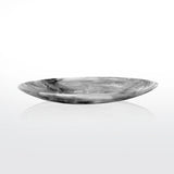 Flat Bowl - Medium Black Swirl