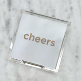 Cheers Cocktail Napkin Hostess Set