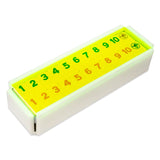 Rummy Tile Game - White and Neon Green