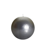 Silver Ball Candle - Large