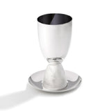 Coluna Kiddush Cup - Marble and Silver