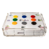 Mexican Train Dominoes Set - White