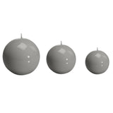 Pearl Grey Ball Candle - Small