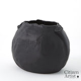 Petale Vase - Medium Matte Black