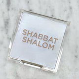 Shabbat Shalom Cocktail Napkin Hostess Set