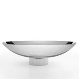 Striations Fruit Bowl - Silver