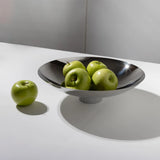 Striations Fruit Bowl - Silver