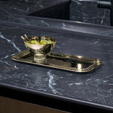 Striations Nut Bowl - Gold