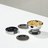 Striations Nut Bowl - Silver