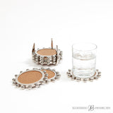 Starburst Crown Coasters - Nickel