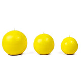 Yellow Ball Candle - Medium